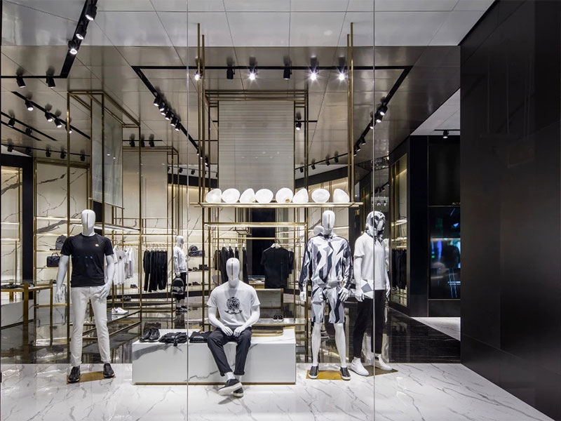 《AUTASOW》服裝店裝修設計風格