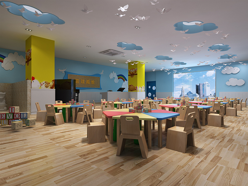 現代簡約型幼兒園裝修設計案例